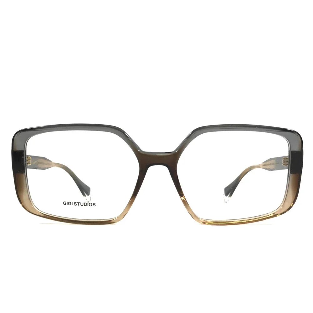 Gigi Studios Eyeglasses Frames EVELINA GS1010/06O Brown Gray Fade 54-16-140